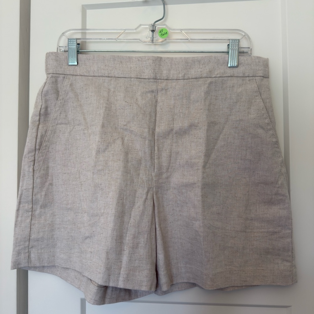 Banana Republic Khaki Linen Women's Shorts